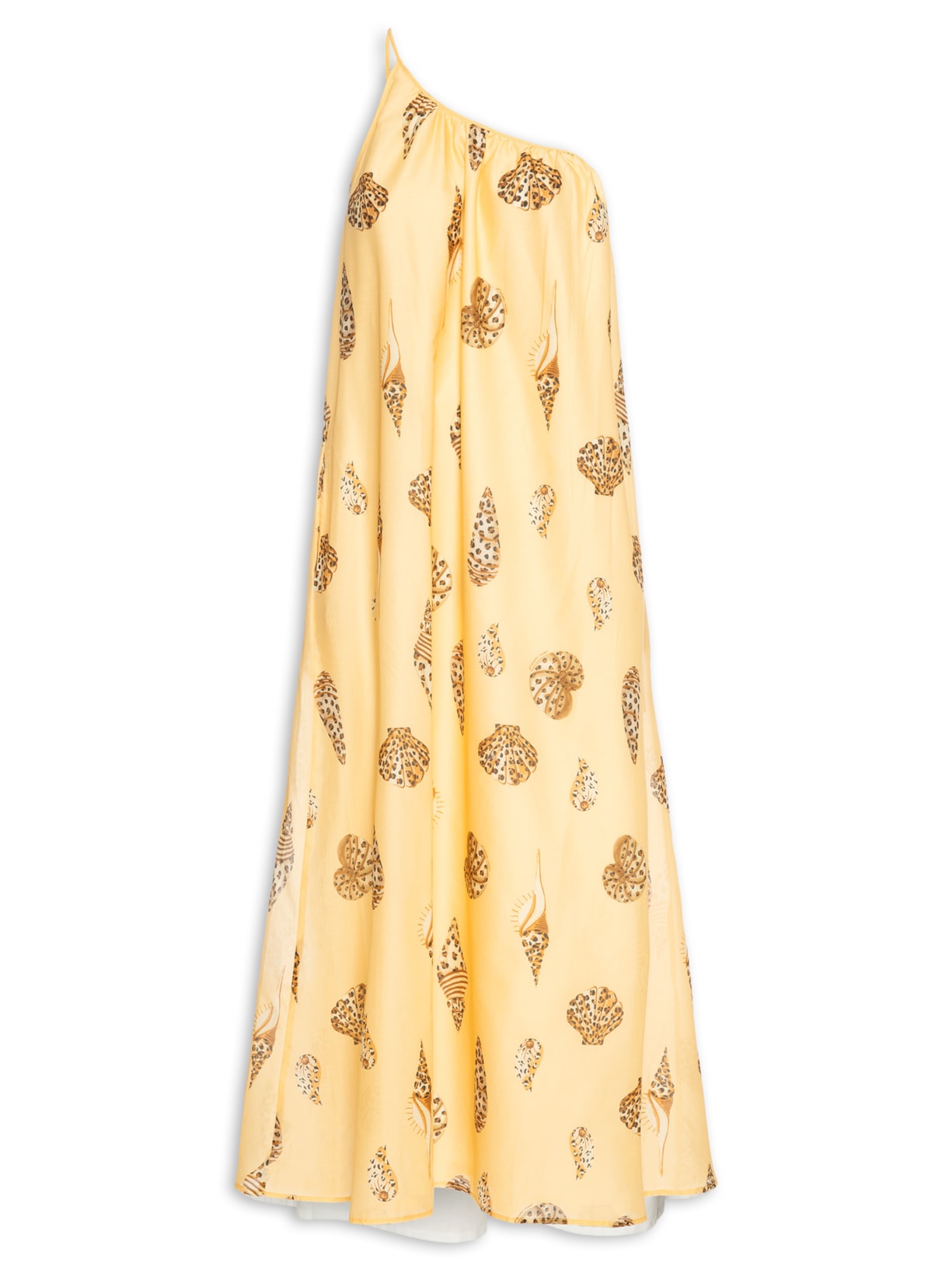 Vestido Midi Concha Pintada - Laranja