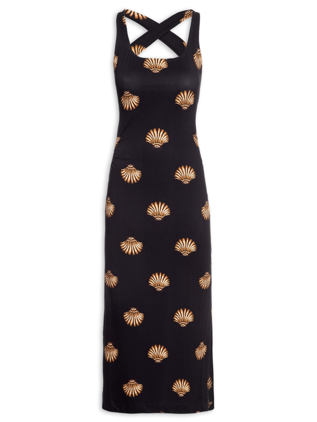 Vestido Midi Conchita - Preto