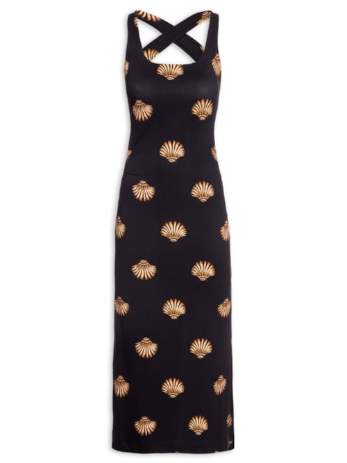 Vestido Midi Conchita - Preto