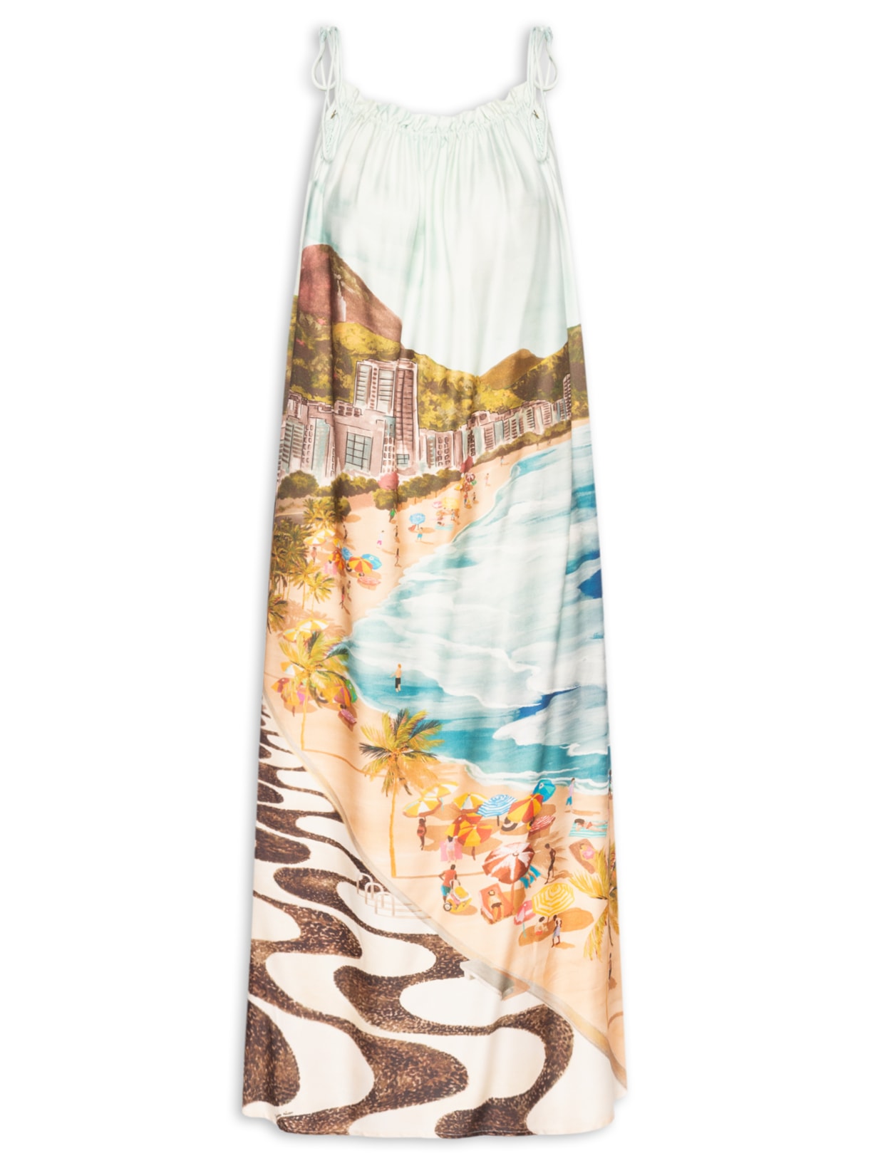 Vestido Midi Copacabana - Azul