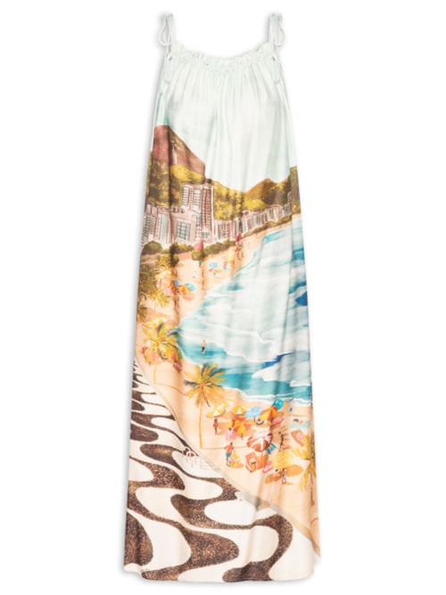 Vestido Midi Copacabana - Azul