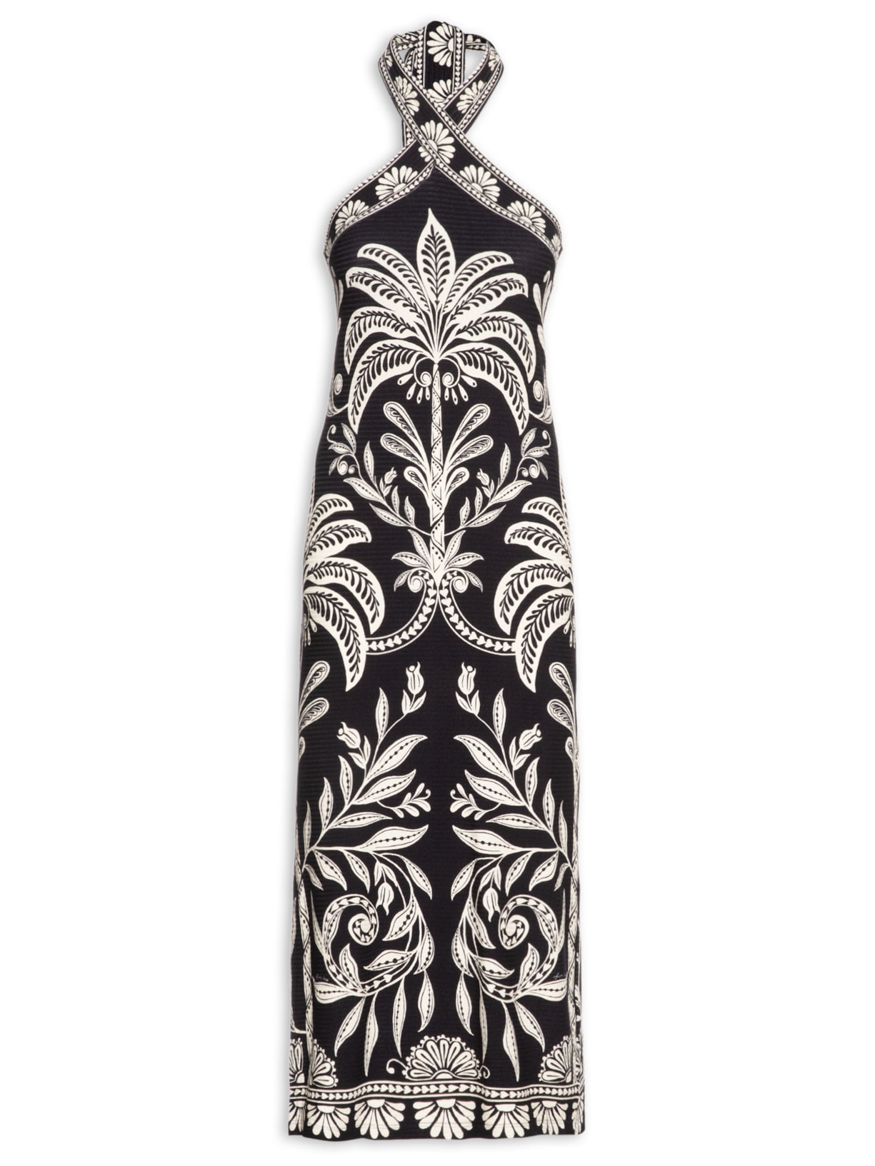 Vestido Midi Coqueiro Sereno - Preto