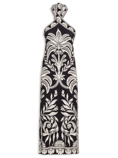 Vestido Midi Coqueiro Sereno - Preto
