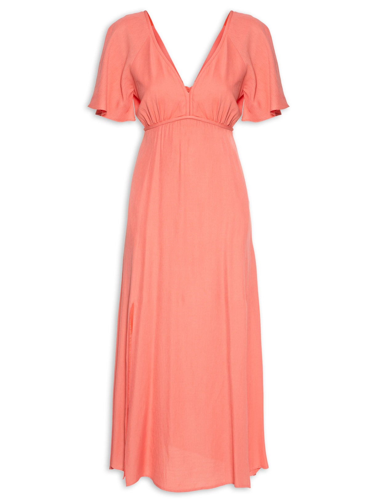 Vestido Midi Cordão - Laranja