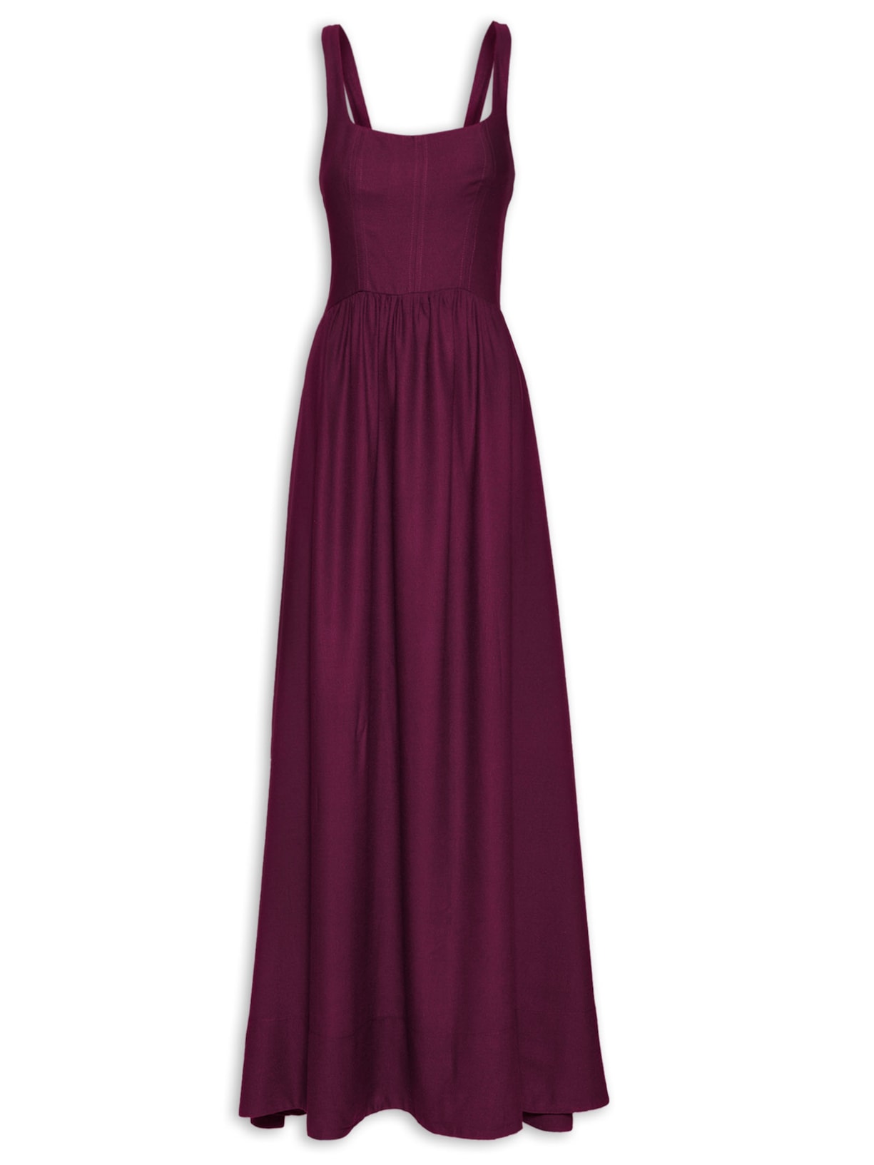 Vestido Midi Corselet - Roxo