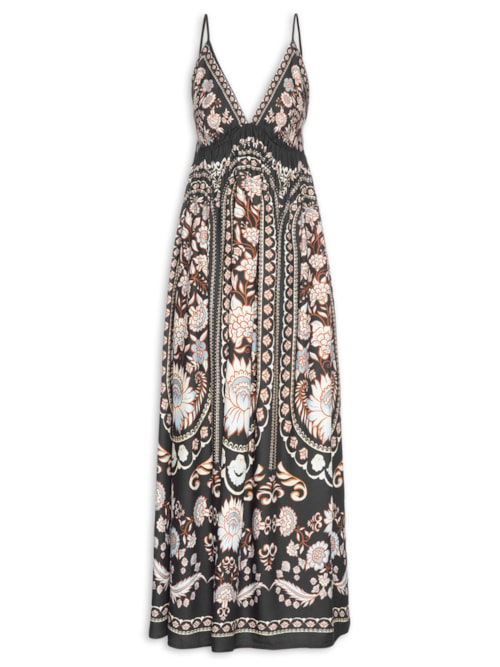 Vestido Midi Daniela - Preto
