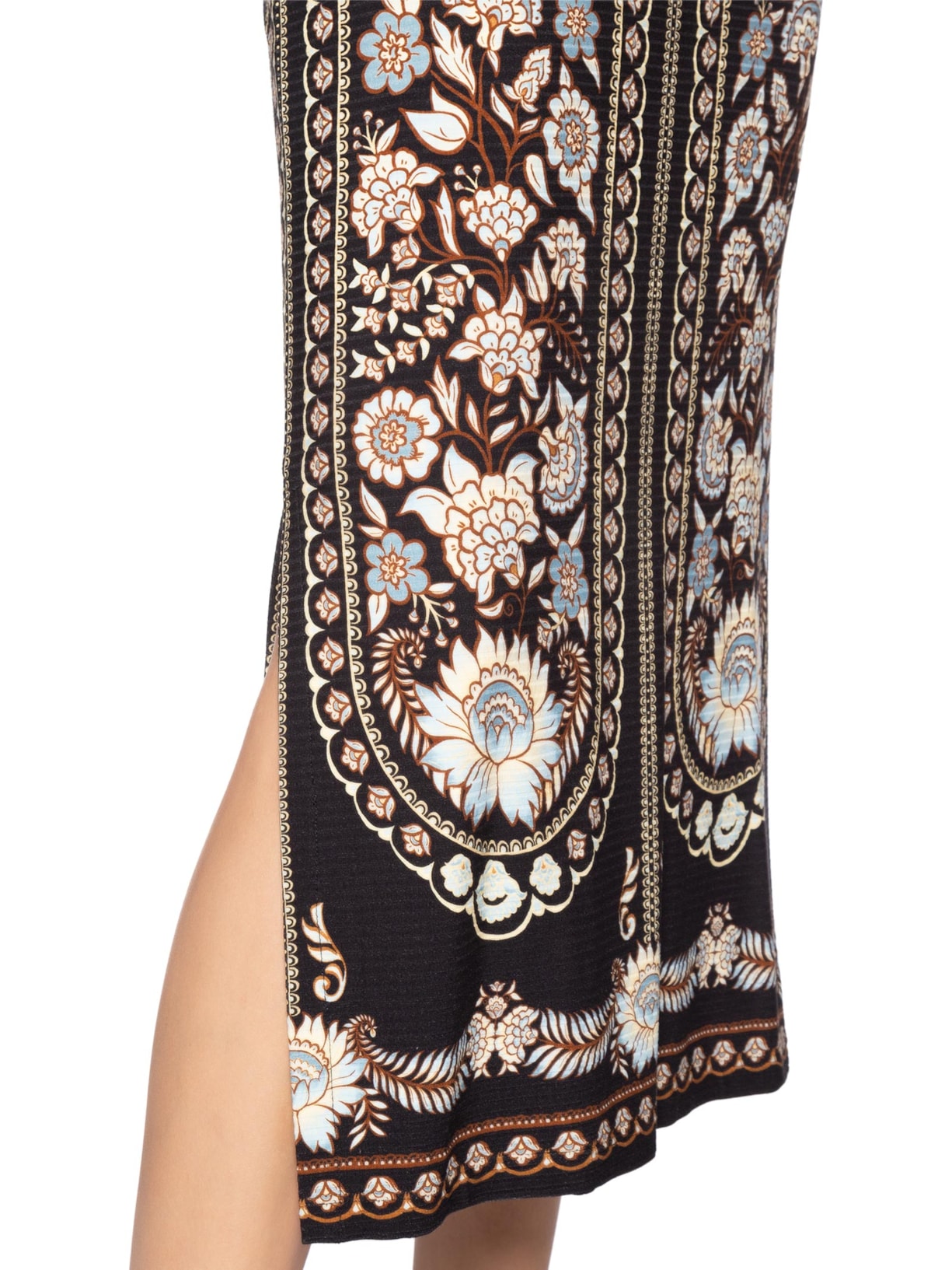 Vestido Midi Daniela Preto Farm