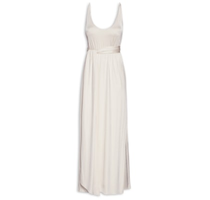 Vestido Midi De Alcinha- Off White