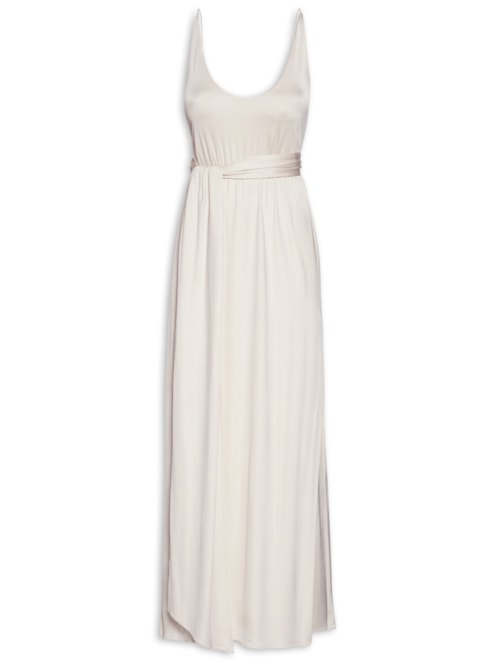 Vestido Midi De Alcinha- Off White