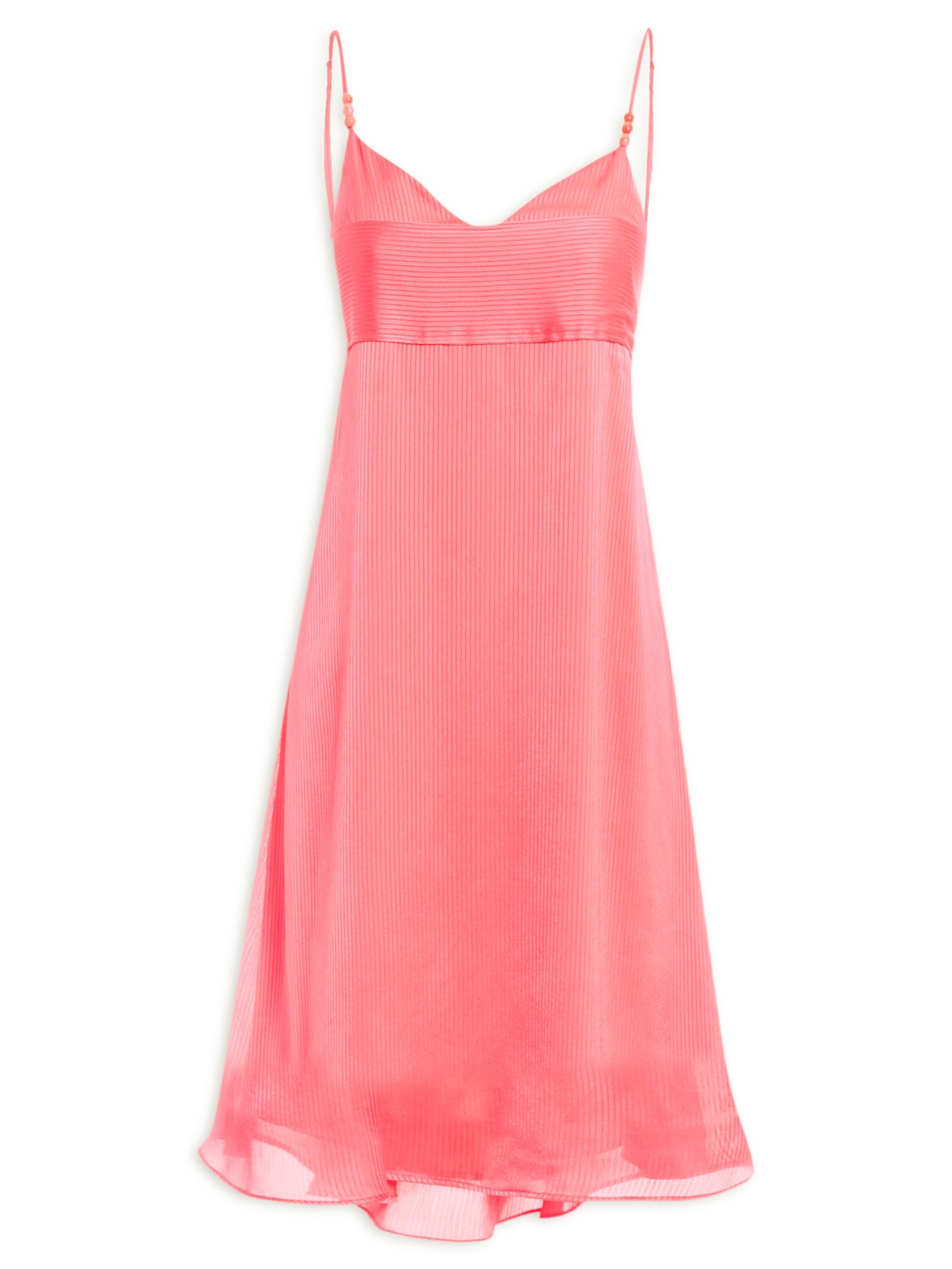 Vestido Midi De Alcinha - Rosa