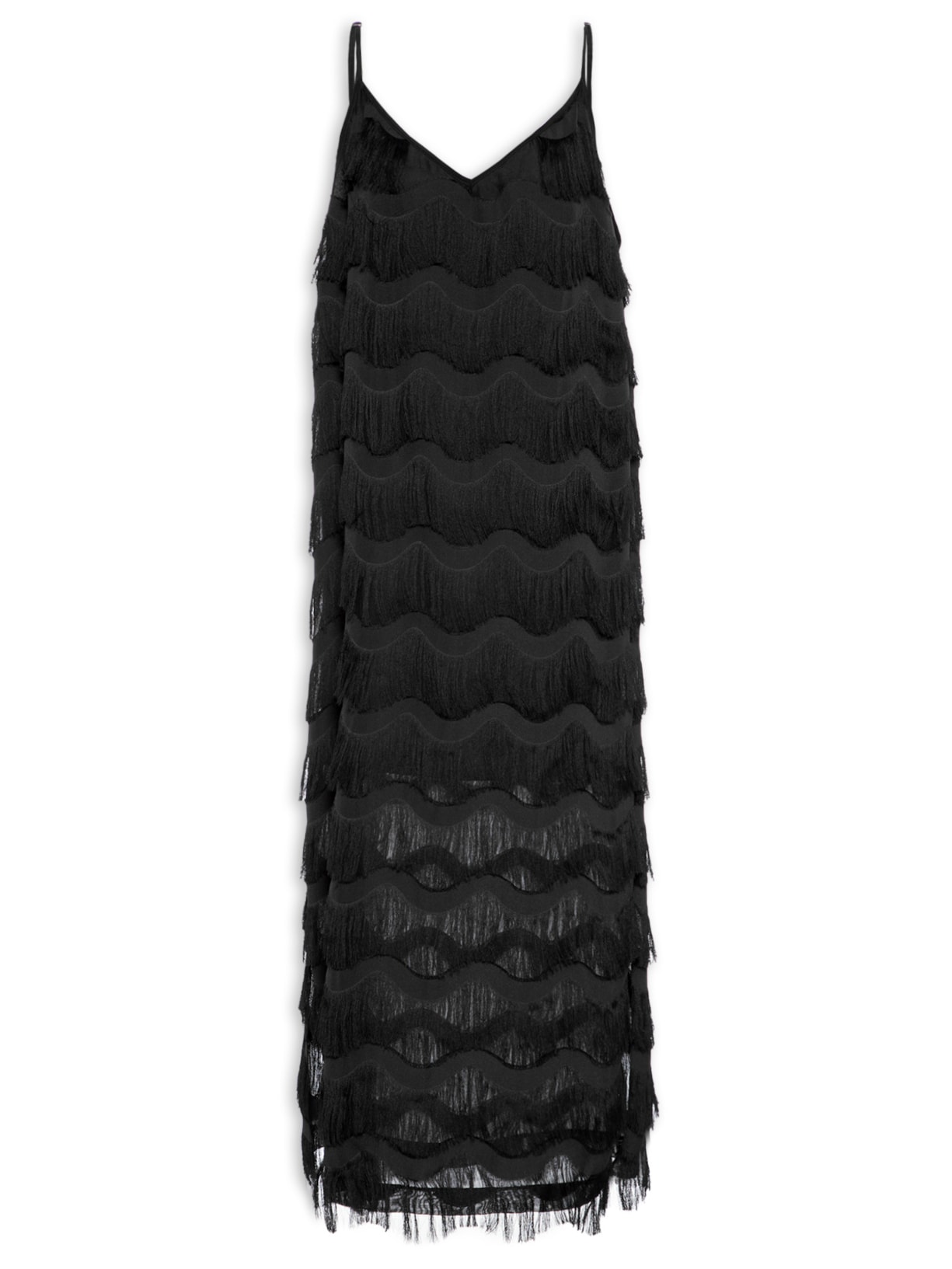 Vestido Midi Dietrich Preto Mixed