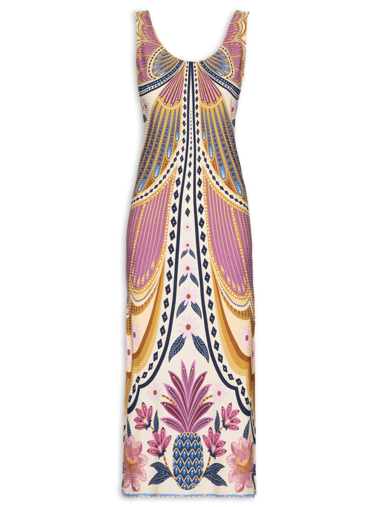 Vestido Midi Doce Voo - Roxo