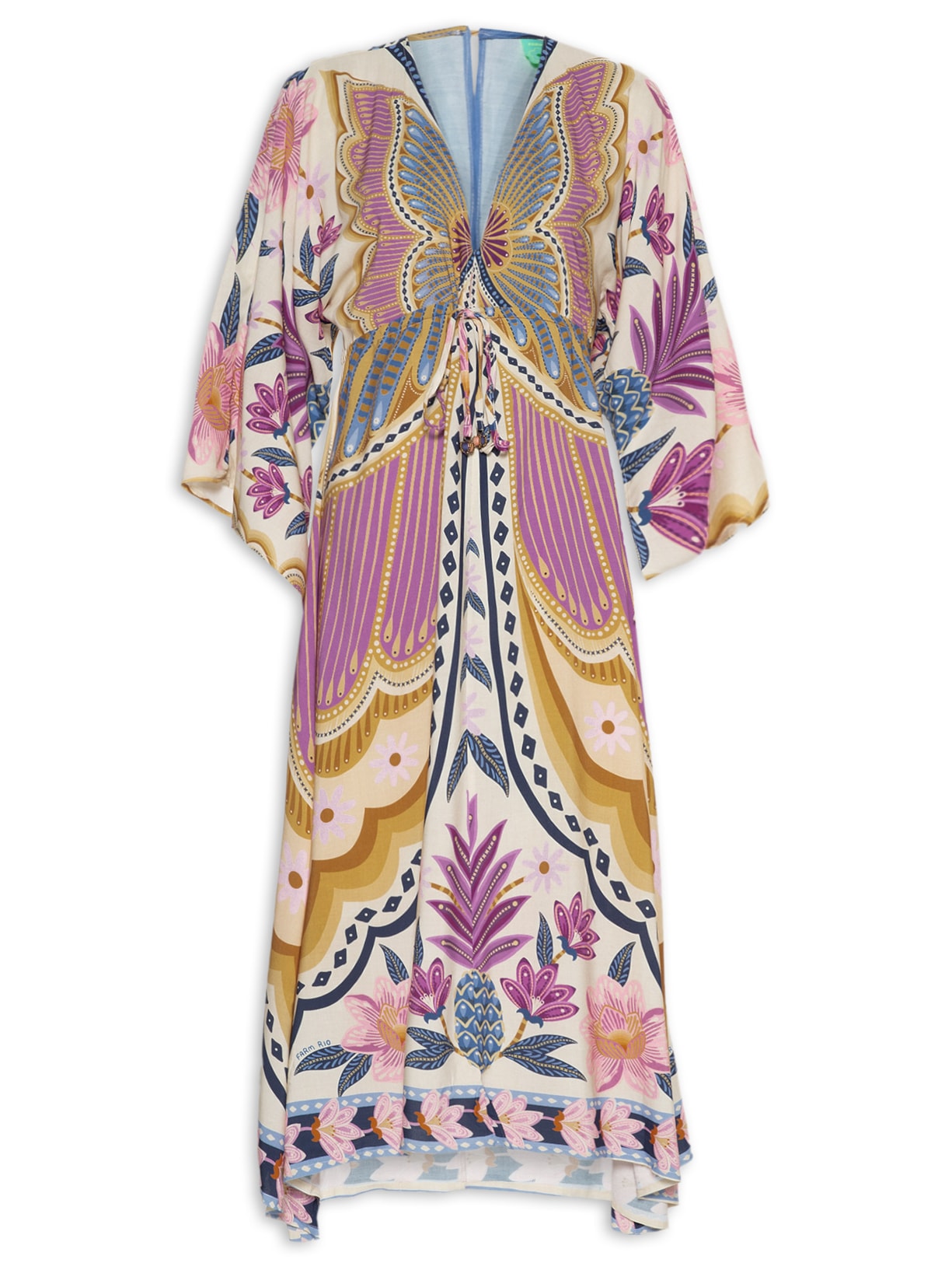 Vestido Midi Doce Voo - Roxo