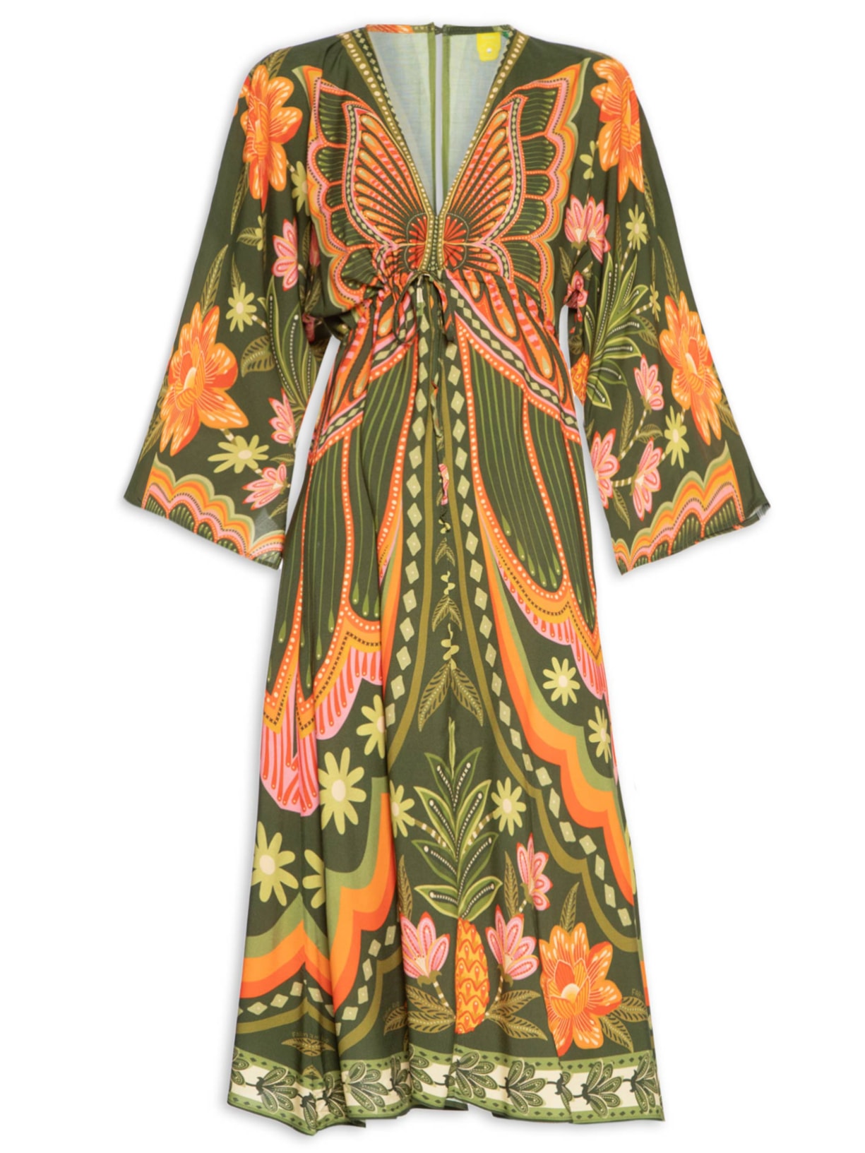 Vestido Midi Doce Voo - Verde