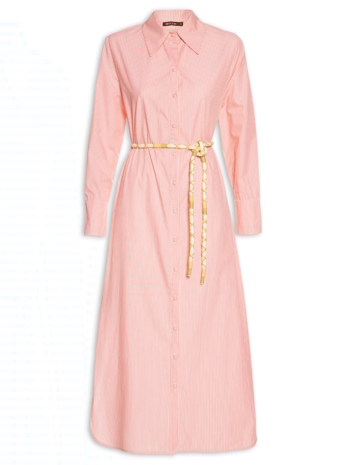 Vestido Midi Domenica - Rosa