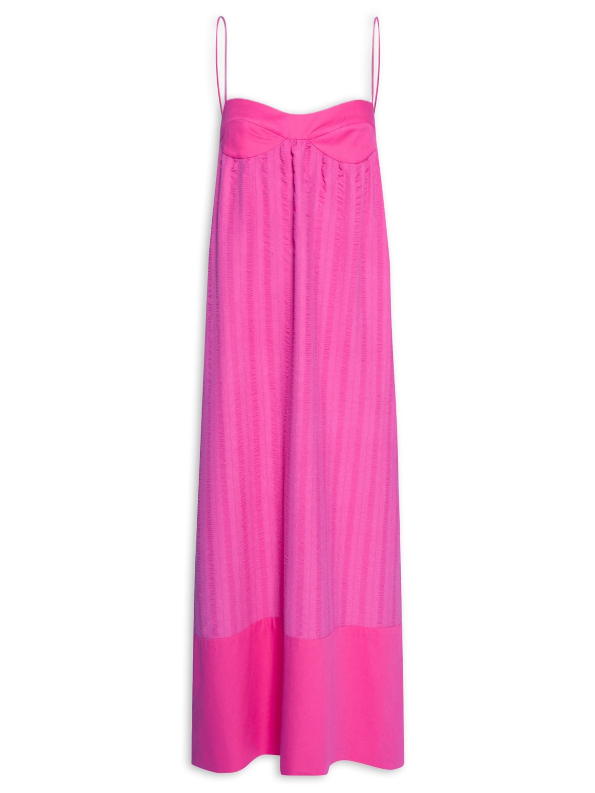 Vestido Midi Dress Cotton Ruggy - Rosa