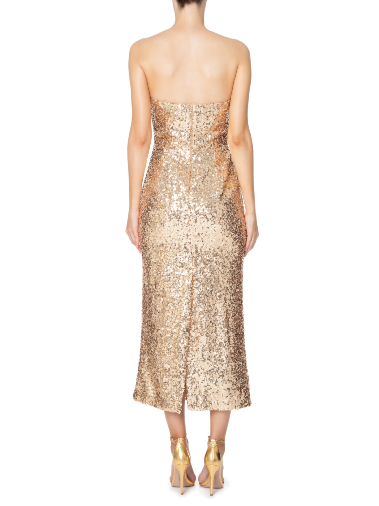 Vestido Midi Duda Dourado Fabulous Agilitá