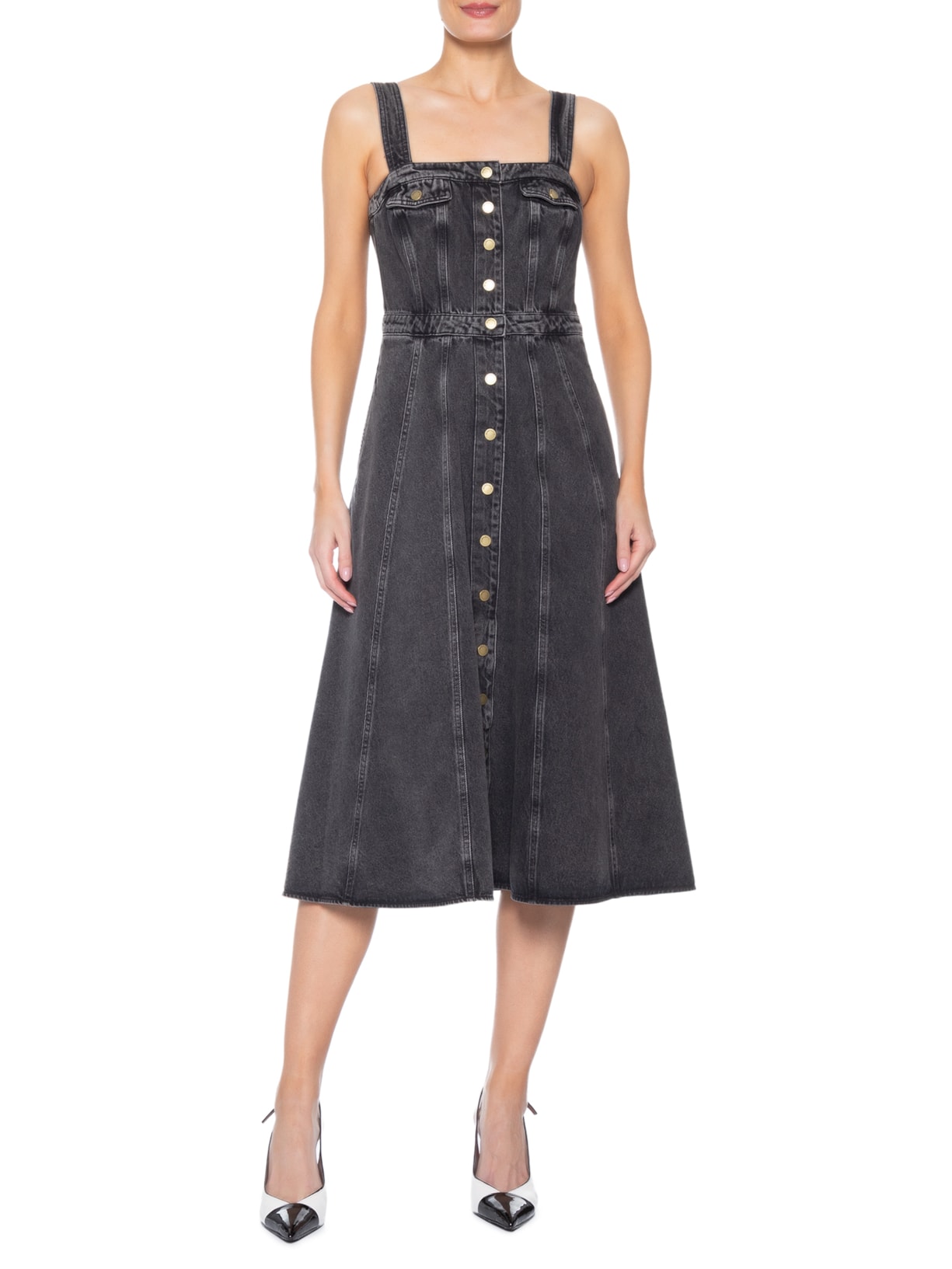 Vestido Midi Elisa – Preto Bo.bô