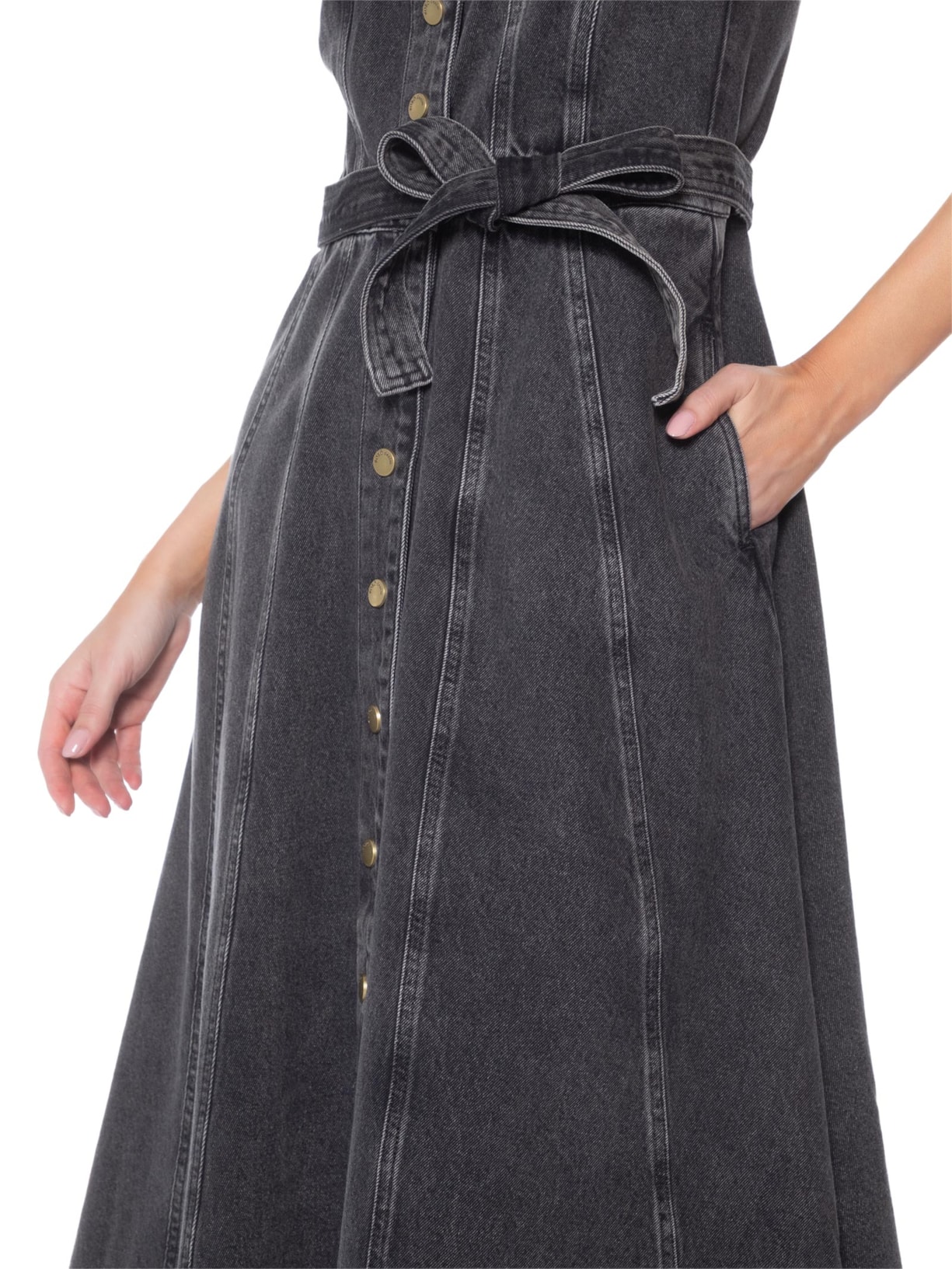Vestido Midi Elisa – Preto Bo.bô