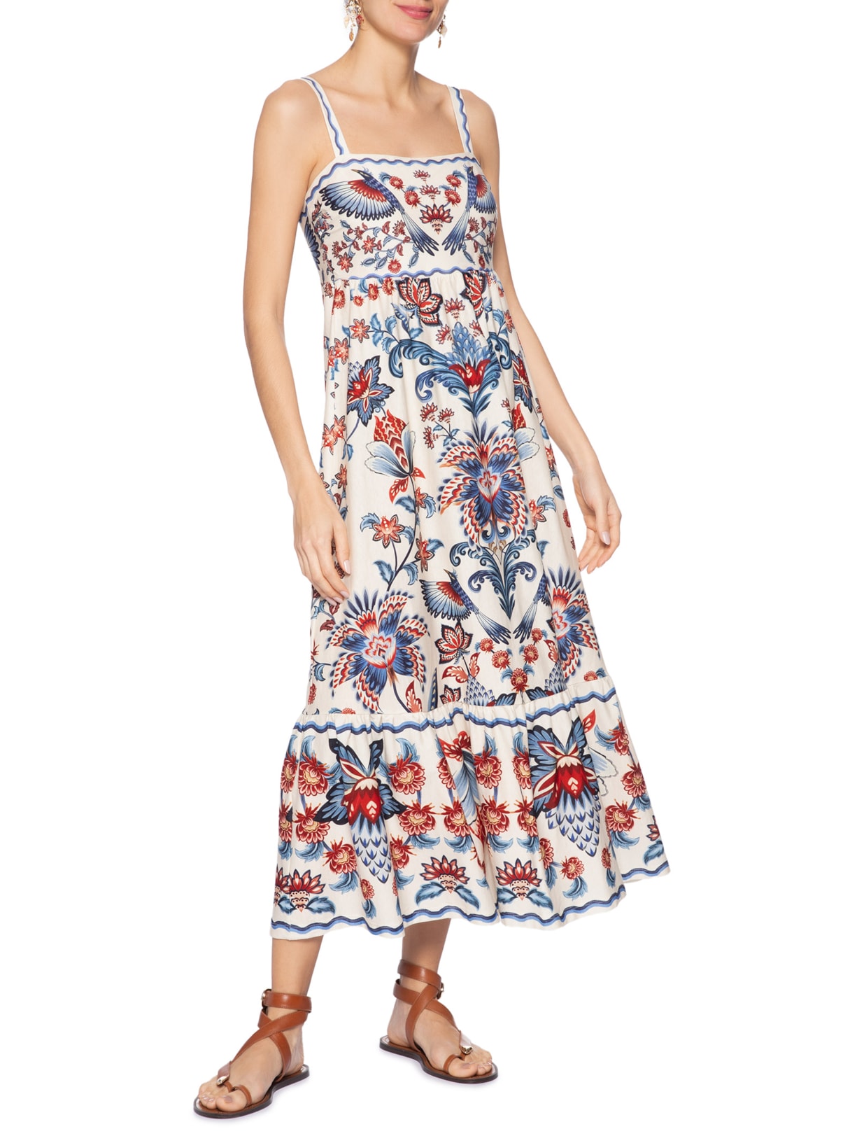 Vestido Midi Encanto Boho Branco Farm