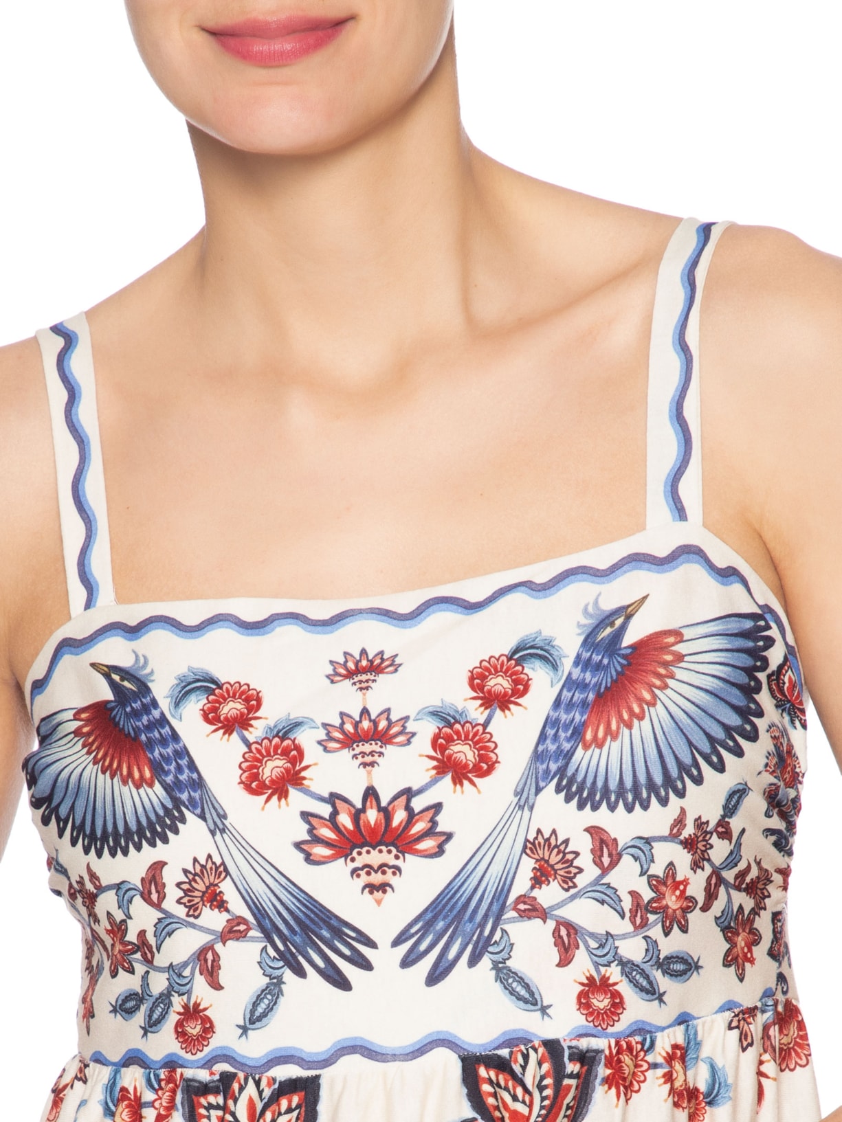 Vestido Midi Encanto Boho Branco Farm