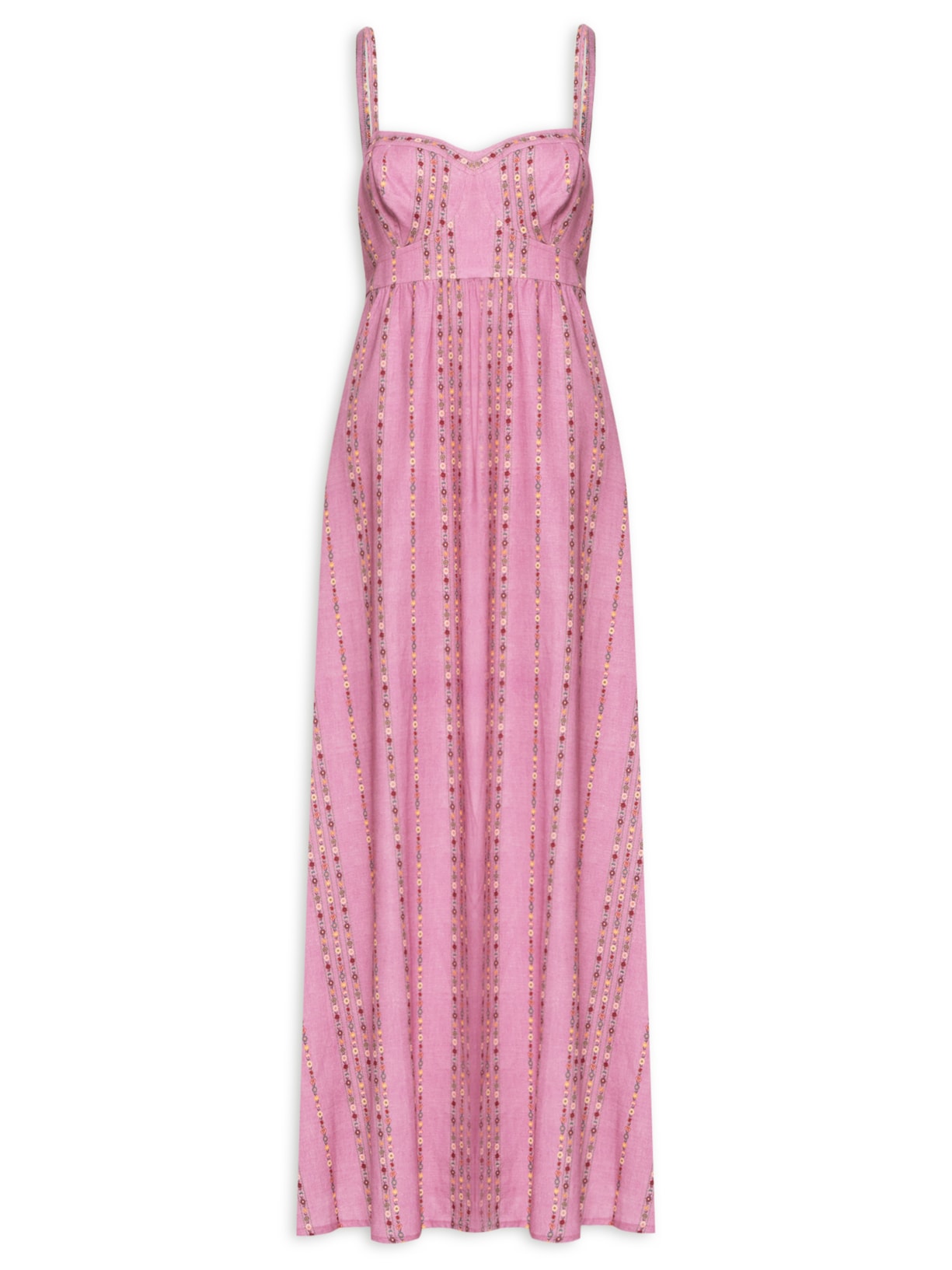 Vestido Midi estampa Ava - Roxo