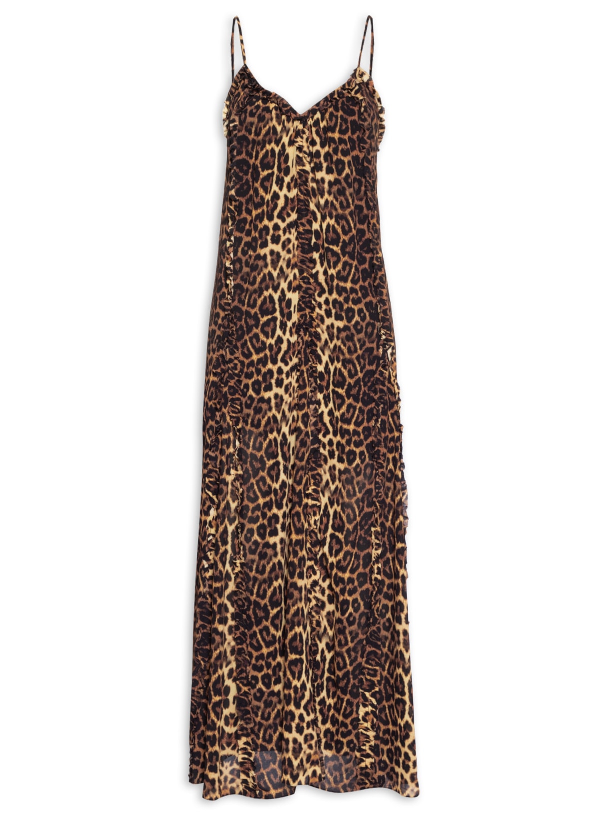 Vestido Midi Estampa Guepardo - Animal Print