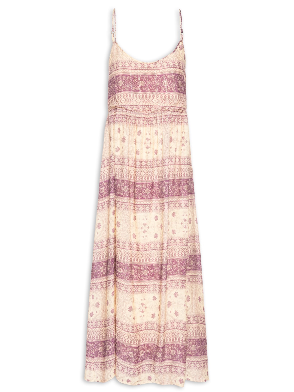 Vestido Midi Estampa Hera Agata - Roxo
