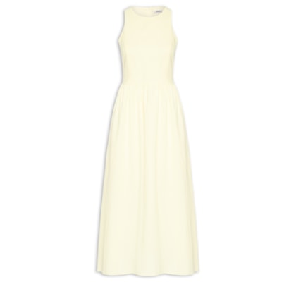 Vestido Midi Evasê - Amarelo