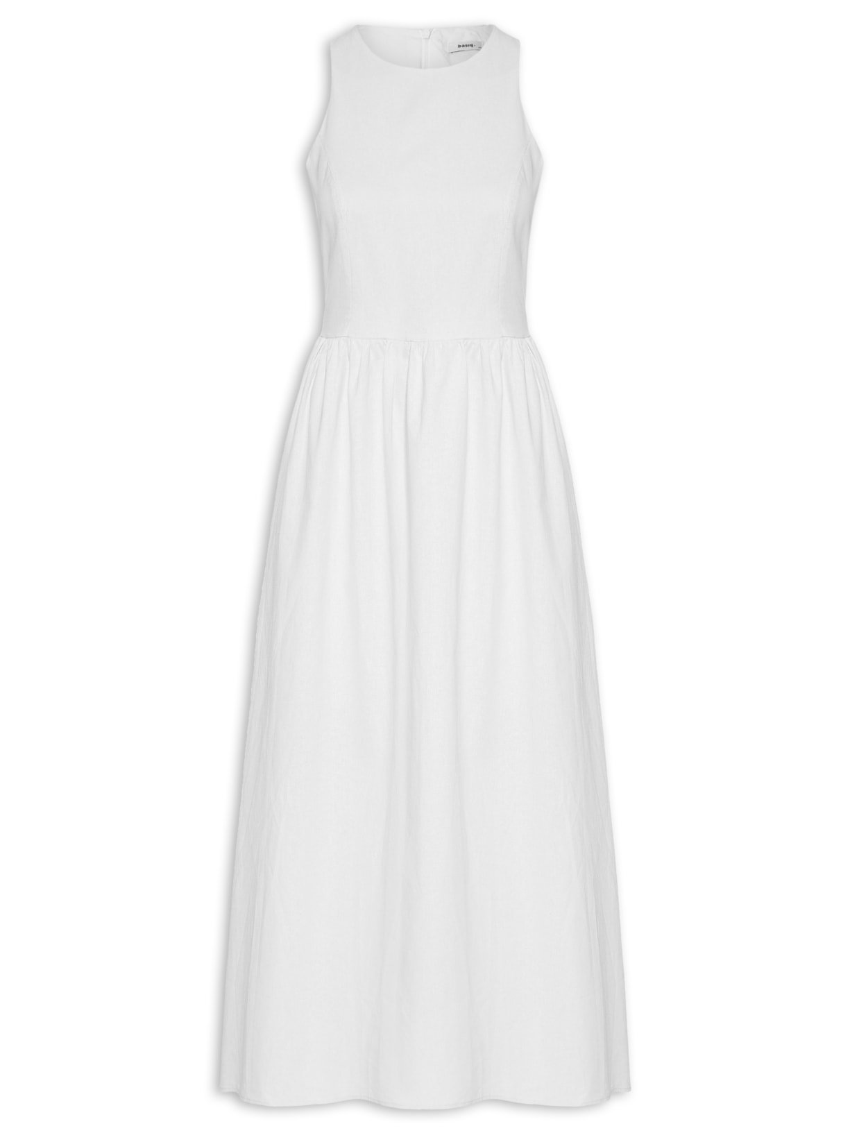 Vestido Midi Evasê - Branco