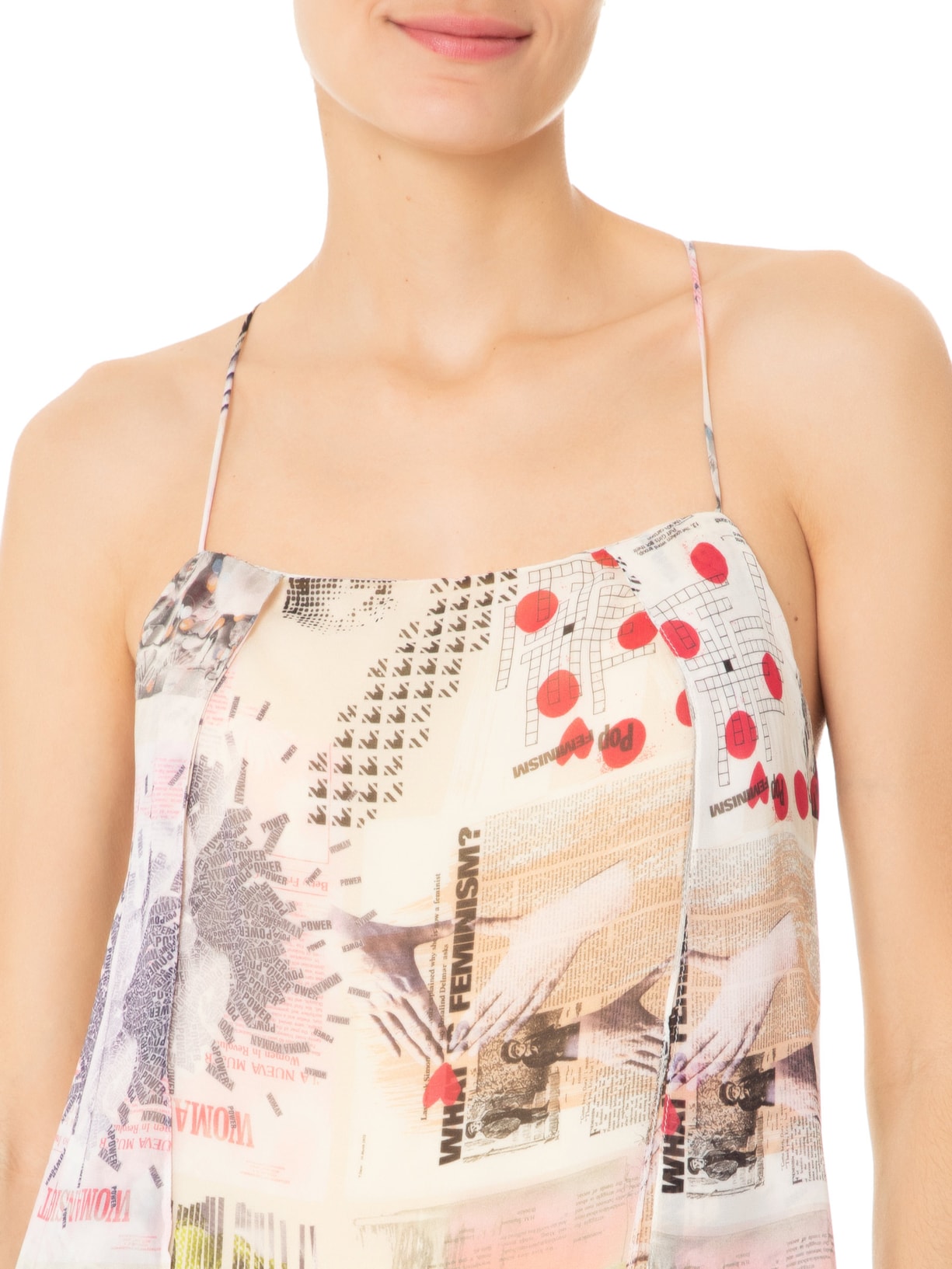 Vestido Midi Fig Journal Bege Animale