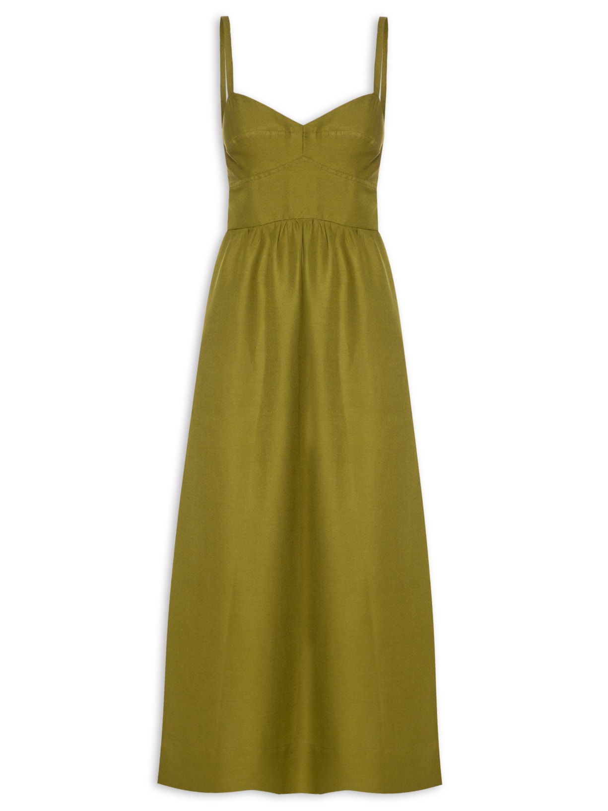 Vestido Midi Figo - Verde