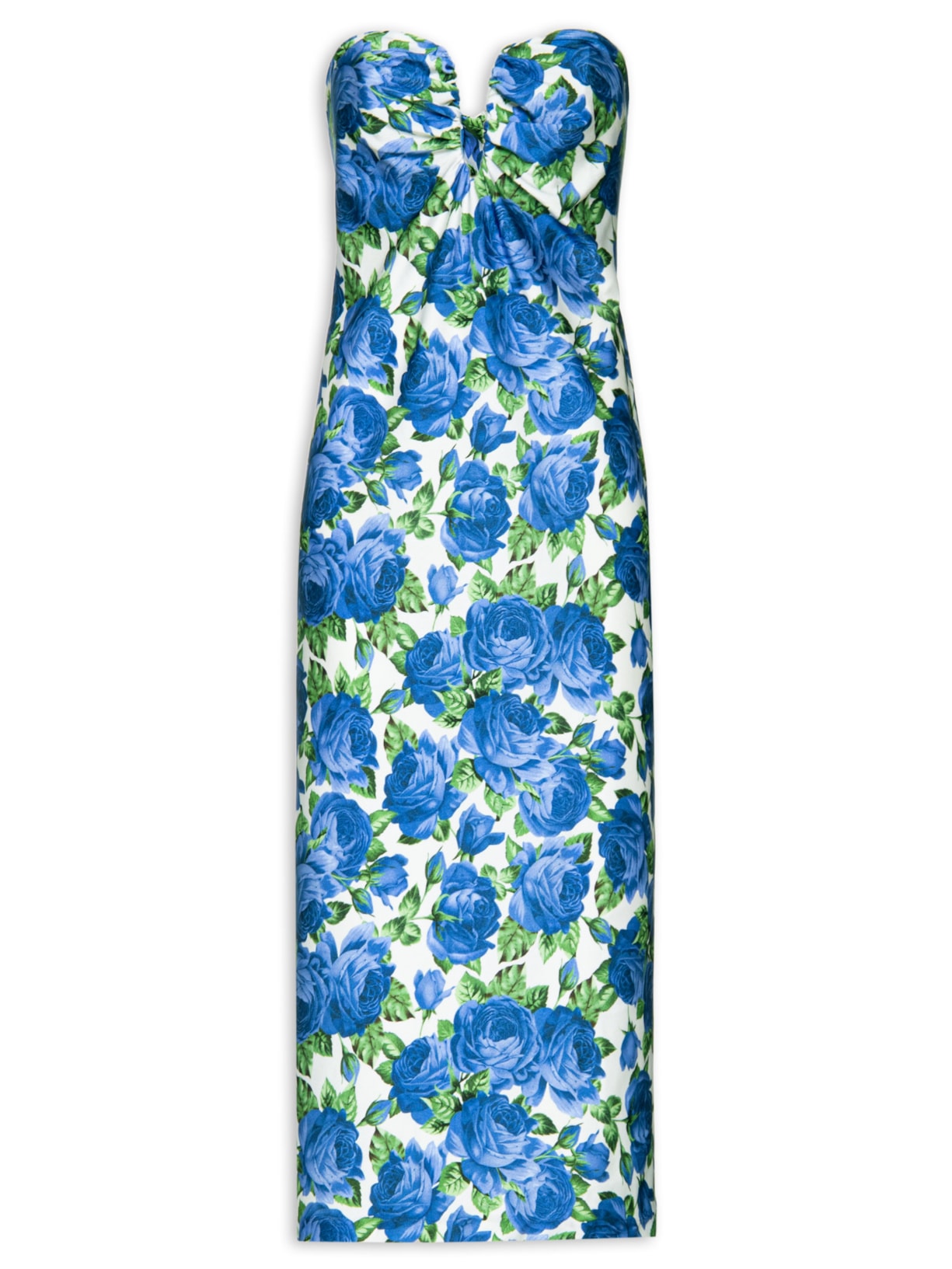 Vestido Midi Fiorella - Azul