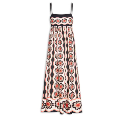 Vestido Midi Fiorella - Preto
