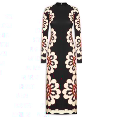 Vestido Midi Fiorella - Preto