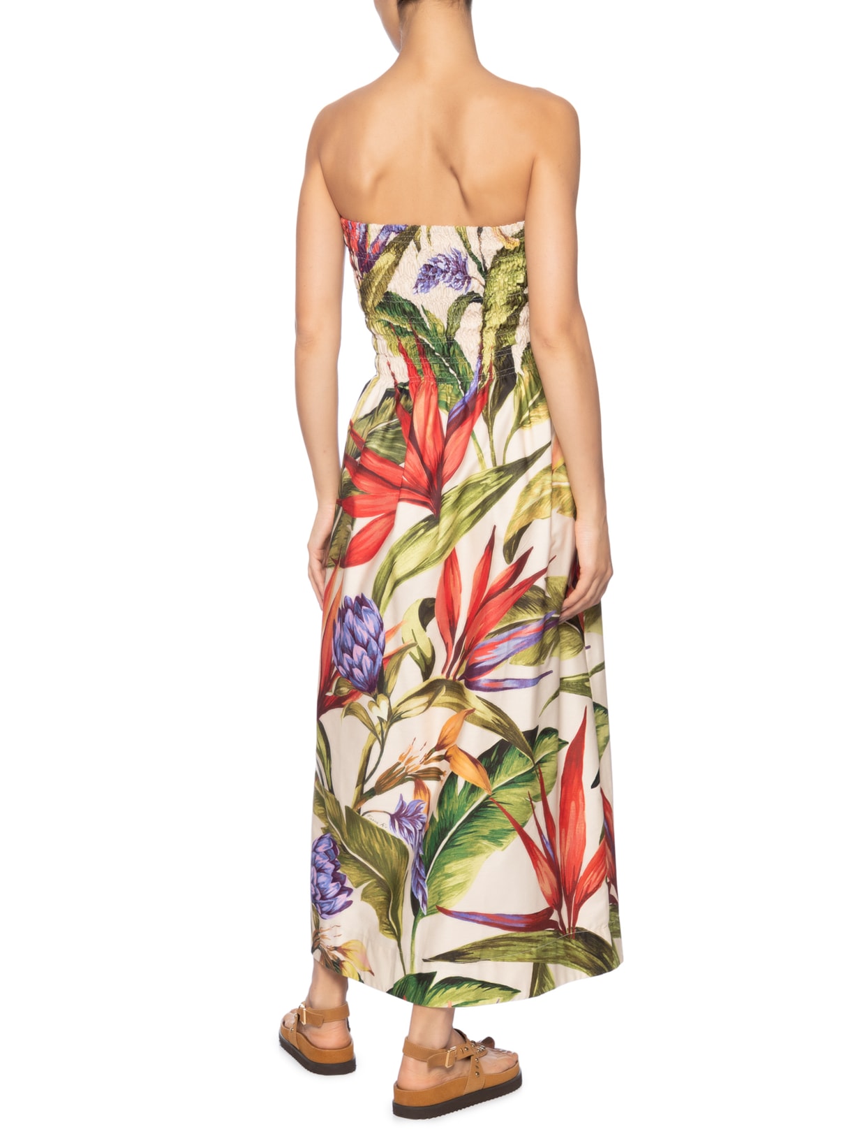 Vestido Midi Florarte Verde Farm