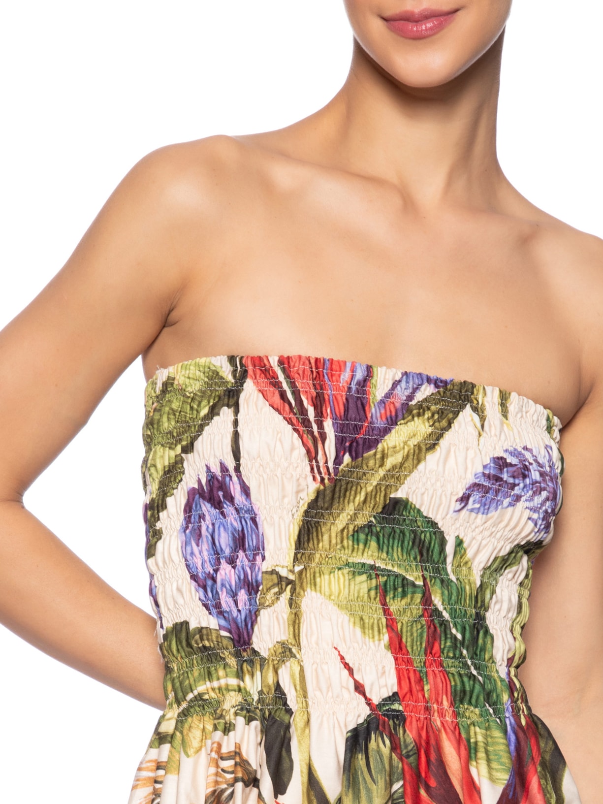 Vestido Midi Florarte Verde Farm