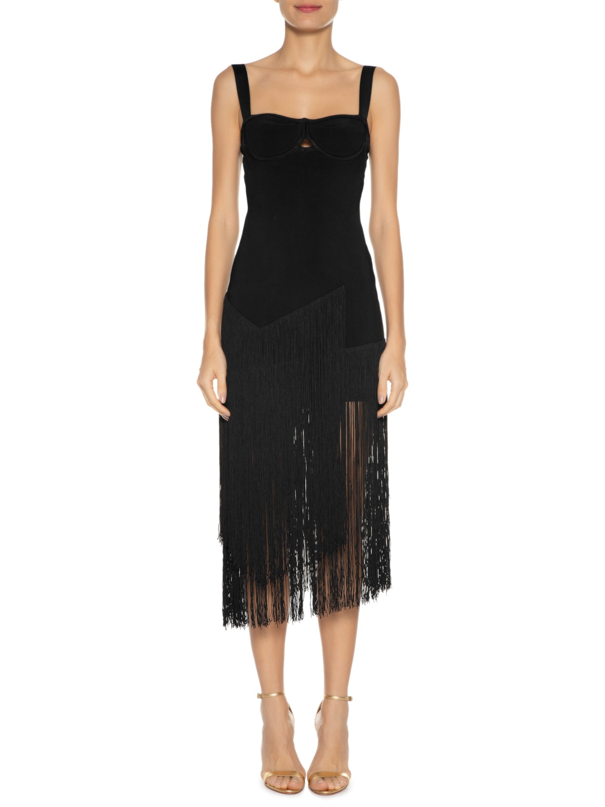 Vestido Midi Francesca Preto Bo.bô