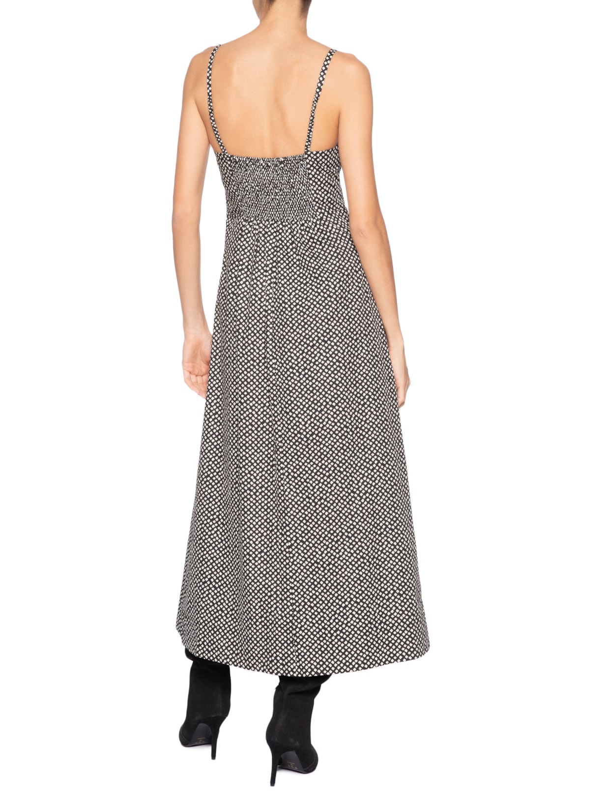Vestido Midi Geo Starlight Preto Animale