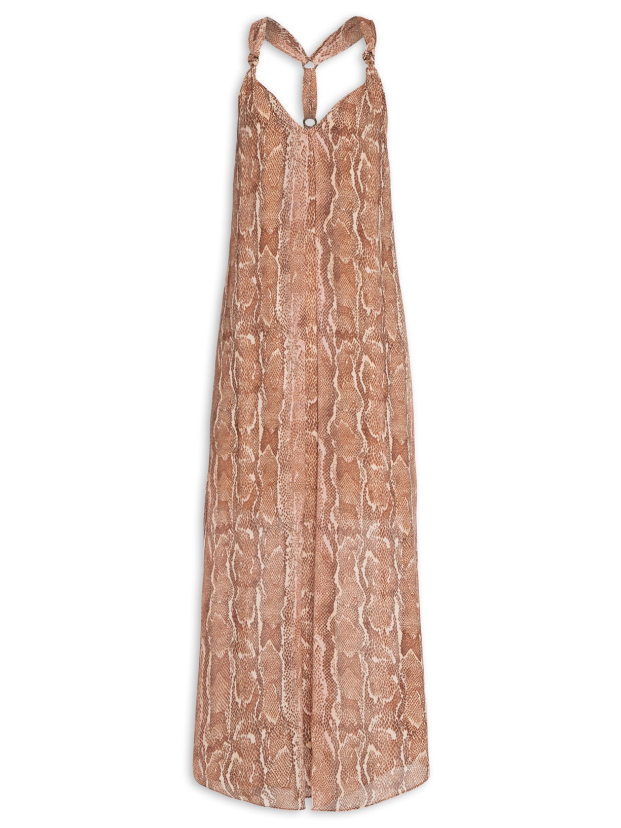 Vestido Midi Ggt Estampa Suri - Rosa