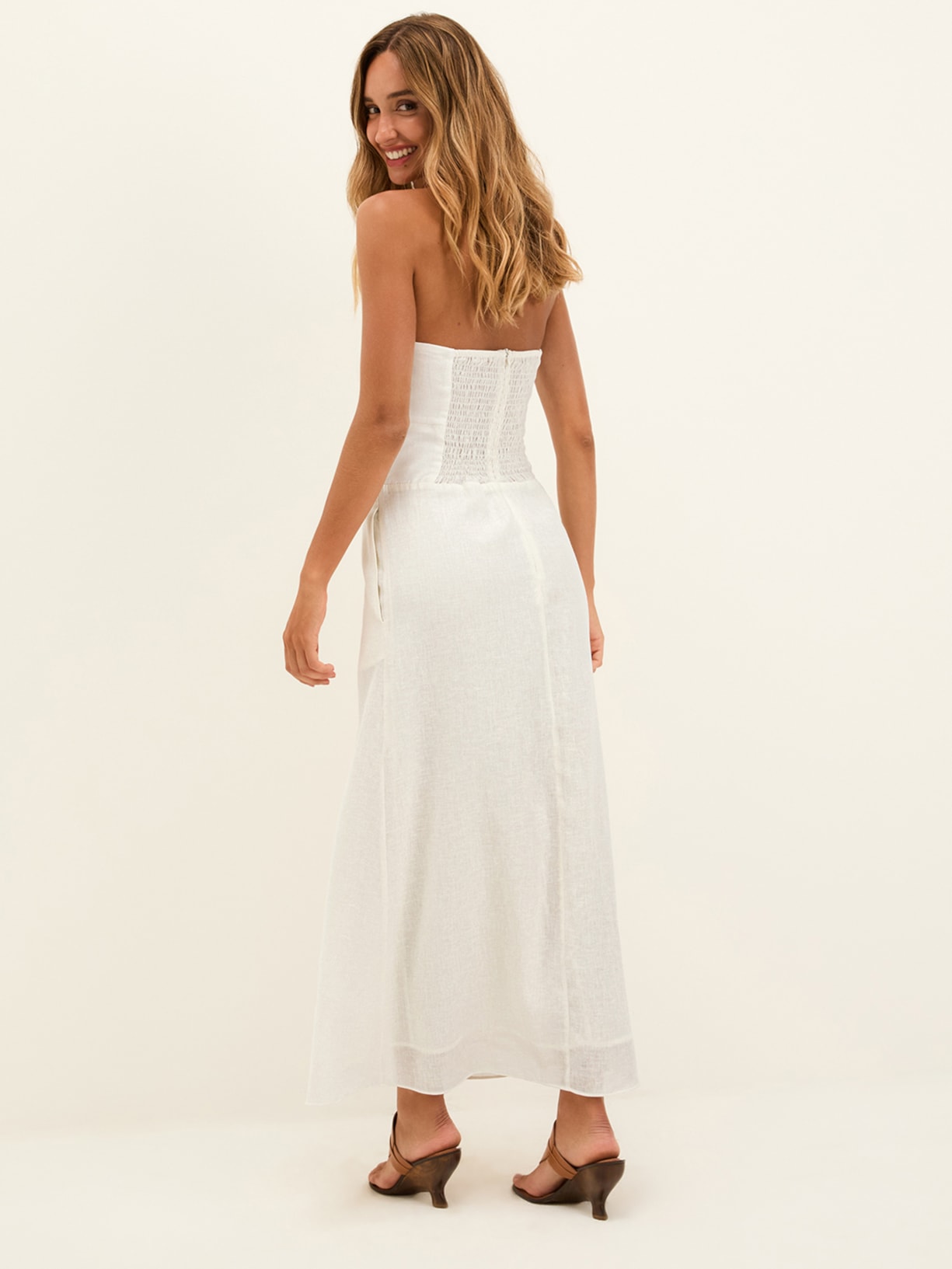Vestido Midi Greta Branco Vix