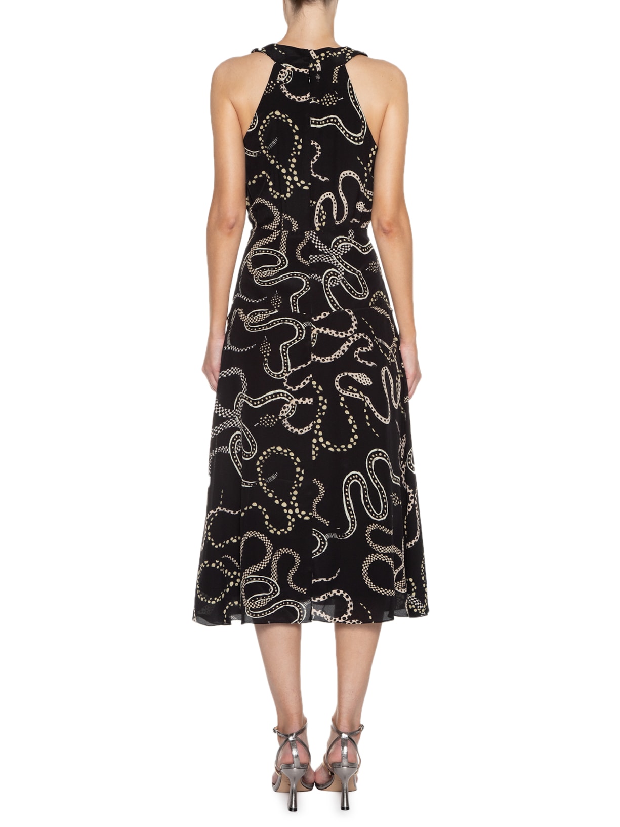 Vestido Midi Guta Preto Le Lis