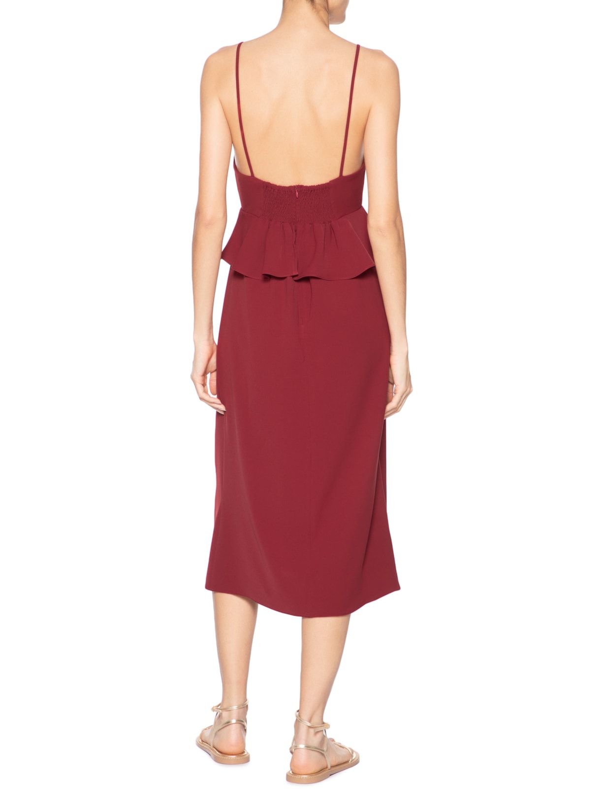 Vestido Midi Iara Vermelho Le Lis