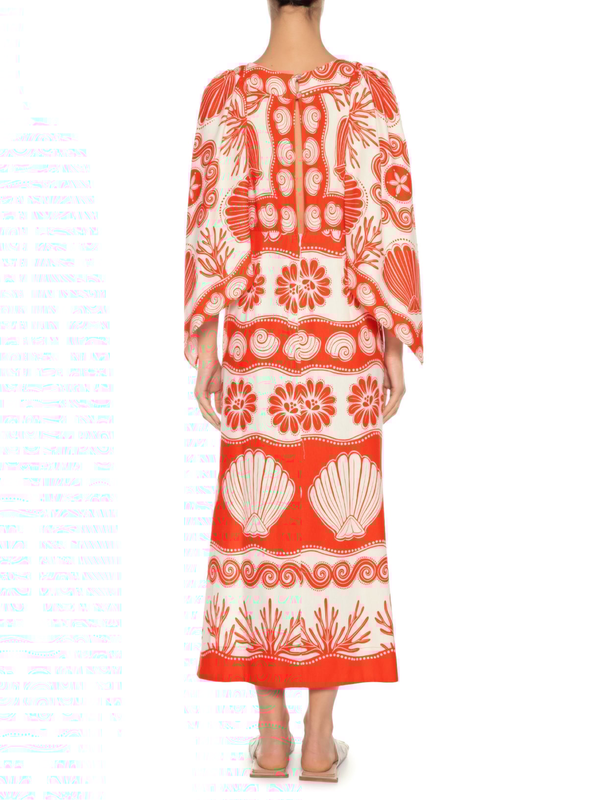 Vestido Midi Ilheus Vermelho Farm