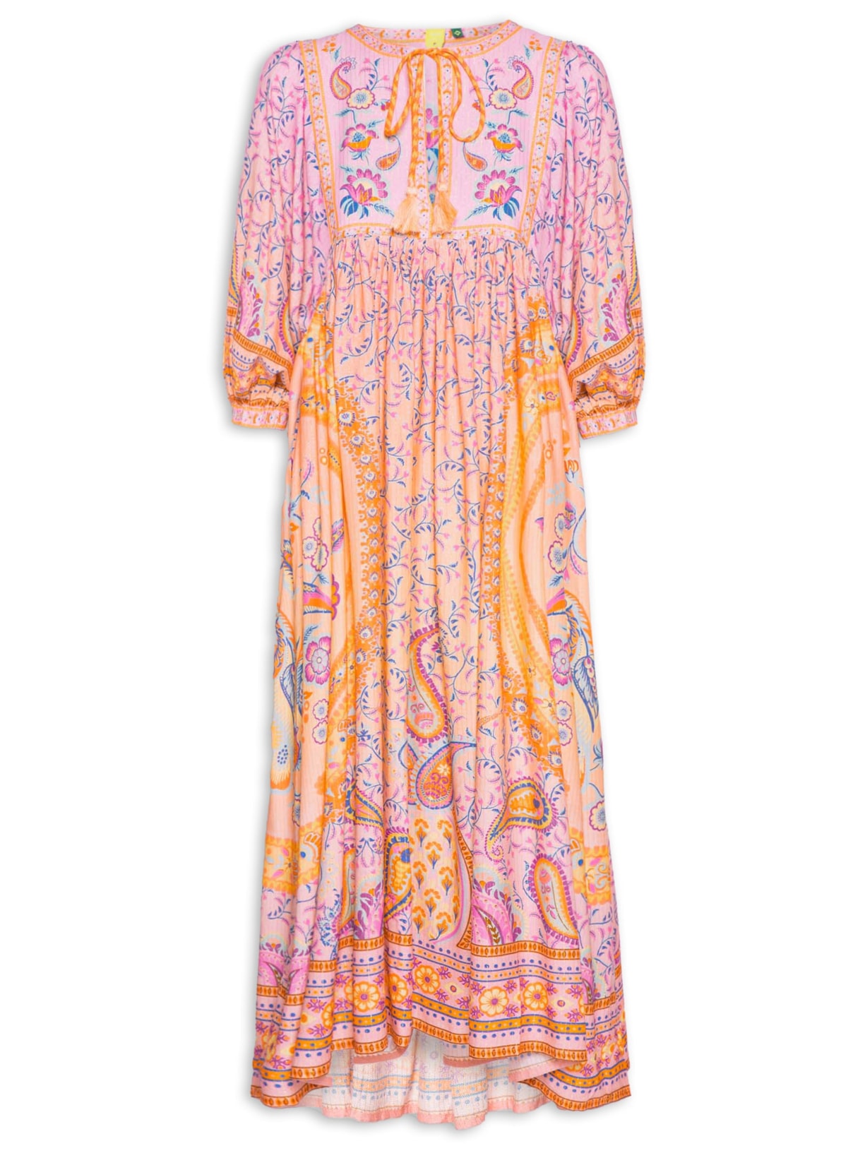 Vestido Midi Inverno Místico - Rosa