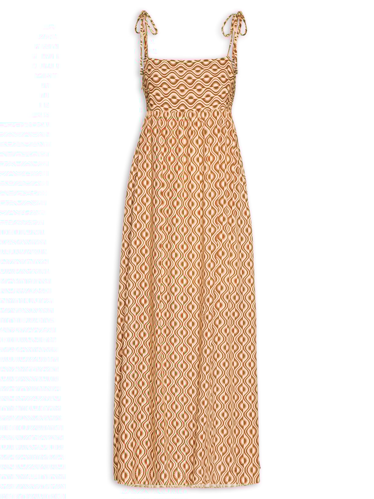 Vestido Midi Itacoa - Marrom