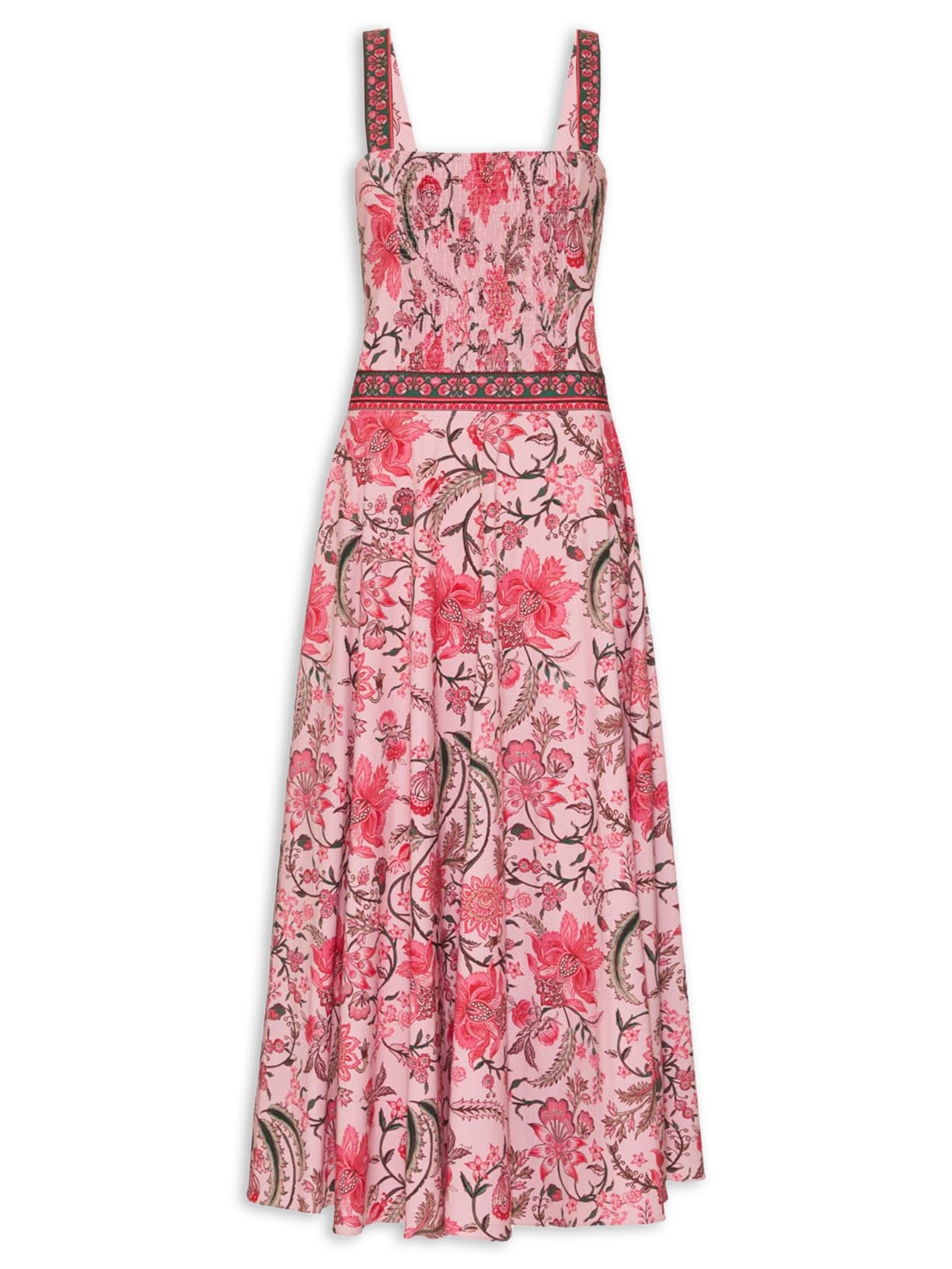 Vestido Midi Jaipur Rosa Mixed