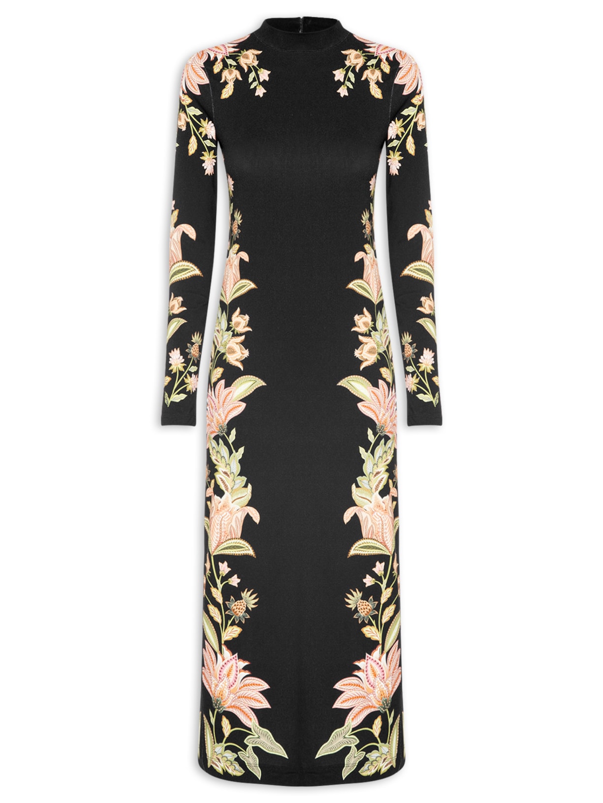 Vestido Midi Jamile - Preto