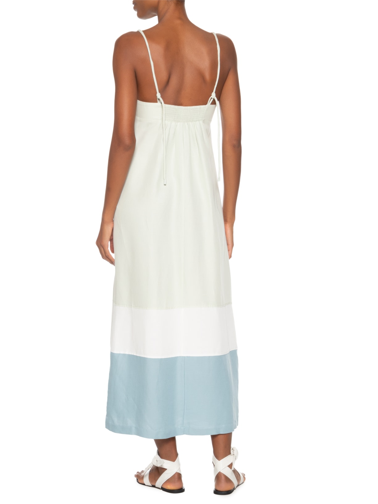 Vestido Midi Jessy Brisa Verde Animale