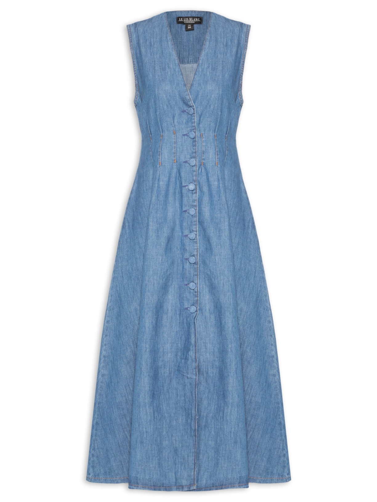 Vestido Midi Joaquina - Azul